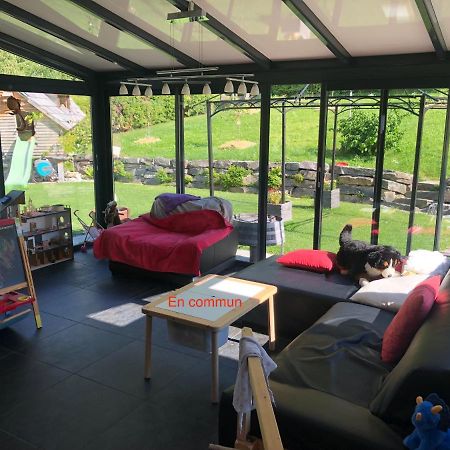 Logement chez l'habitant étage indépendant Grône Esterno foto